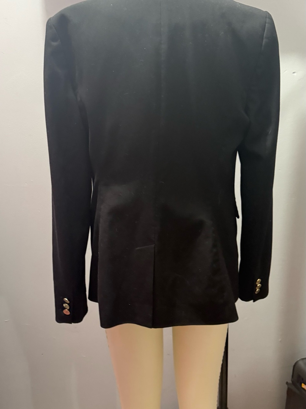 Calvin Klein Black Tailored Blazer with Single Button - Picture 4 of 8